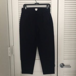 Navy Linen Pants by J Crew